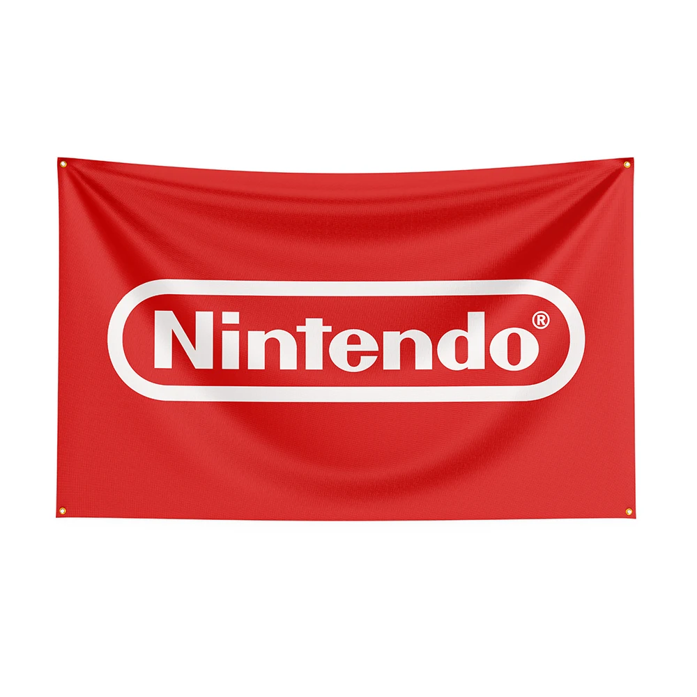 

3x 5 Nintendo флаг полиэстер Печатный игровой баннер для декора 1