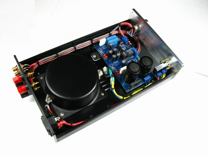 Цельноалюминиевое шасси 5532 + усилитель для аудиофилов LM3886 (с защитной цепью)