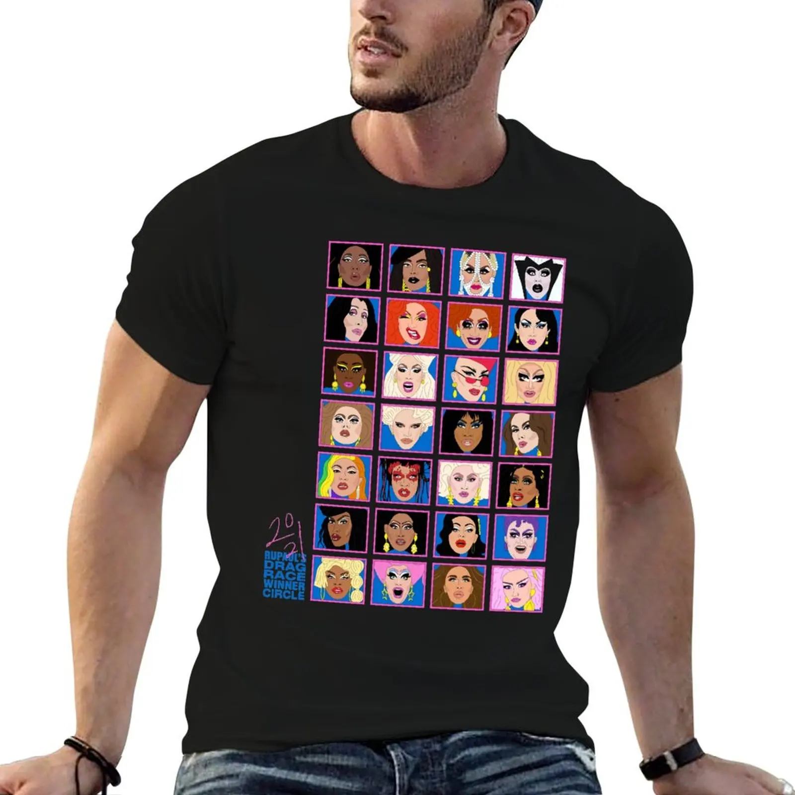 Футболка Drag Race Winners 2021 возвышенная футболка большого размера блузка рубашки с