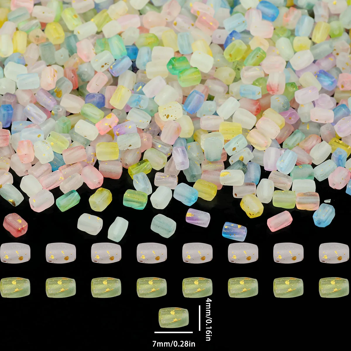 Прямоугольник с золотыми точками акриловые полупрозрачные свободные