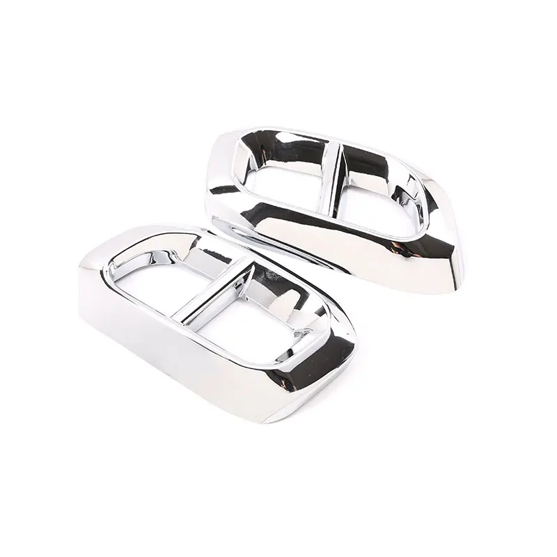 Автомобильный Стайлинг Серебряный задний глушитель выхлопной трубы Концевая