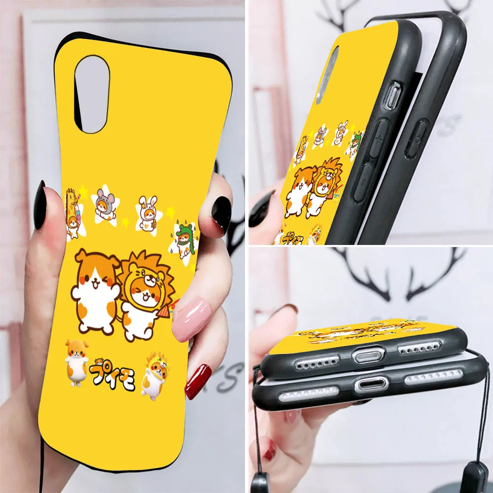 Coro Kuririn Ebichu Cover for Xiaomi Poco C65 C55 C51 C50 C40 Pocophone F1 F5 F3 F2 GT X4 X3 nfc Pro Black Phone Case