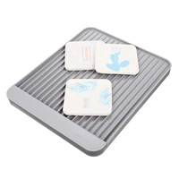 1 set of square insulated coaster dinning table ornament flatware draining board