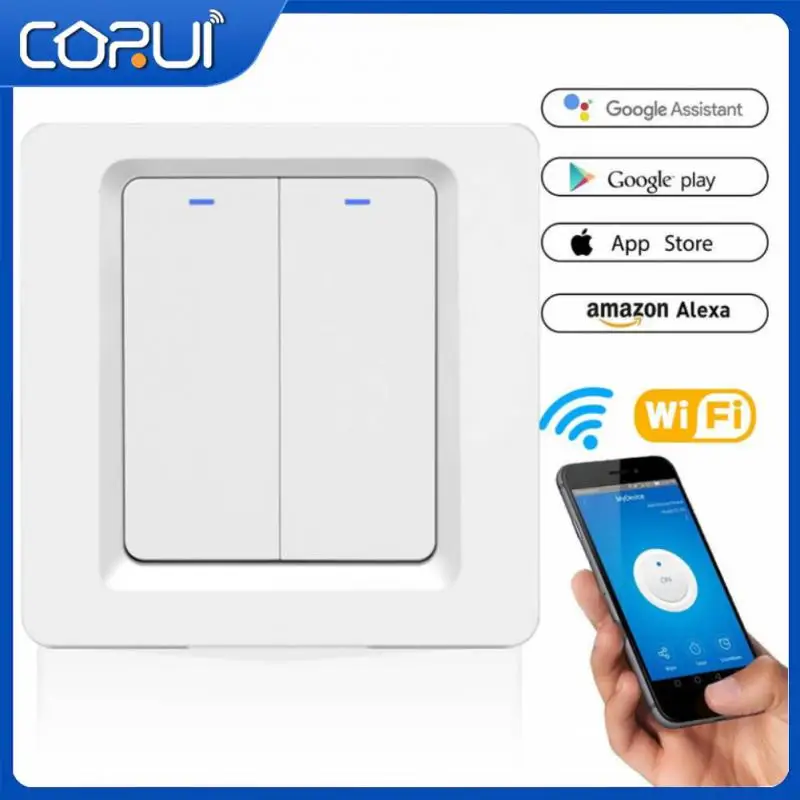 

Умный сенсорный выключатель CORUI Zigbee, 1/2/3 клавиши, 100-240 В