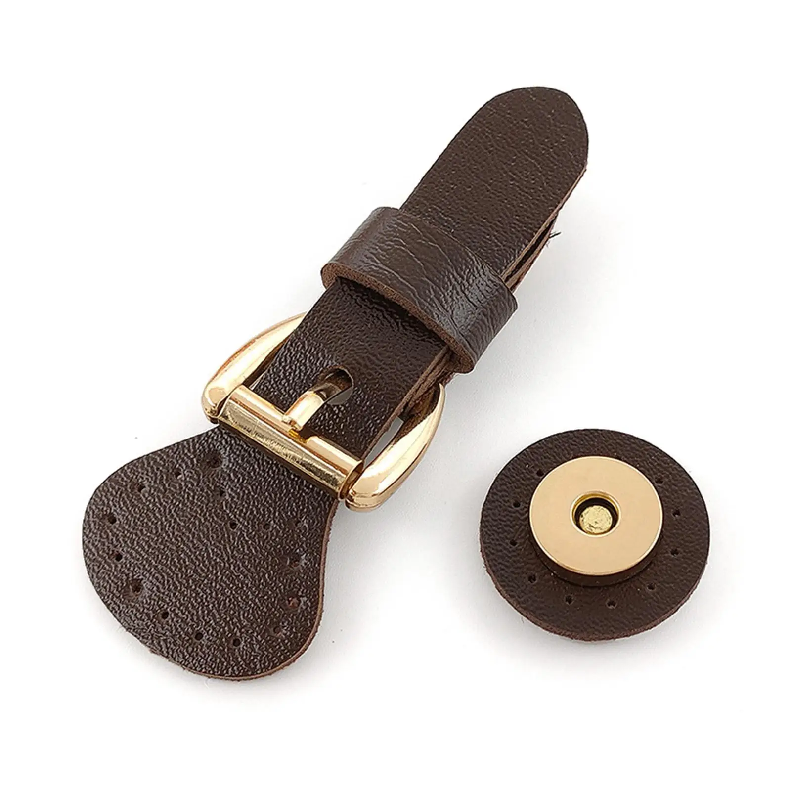4x Magnetic Buckles Hardware Replace Decoration Connector Fastening Sew on Snap Toggles for Shawl Jacket Poncho Wrap Garment