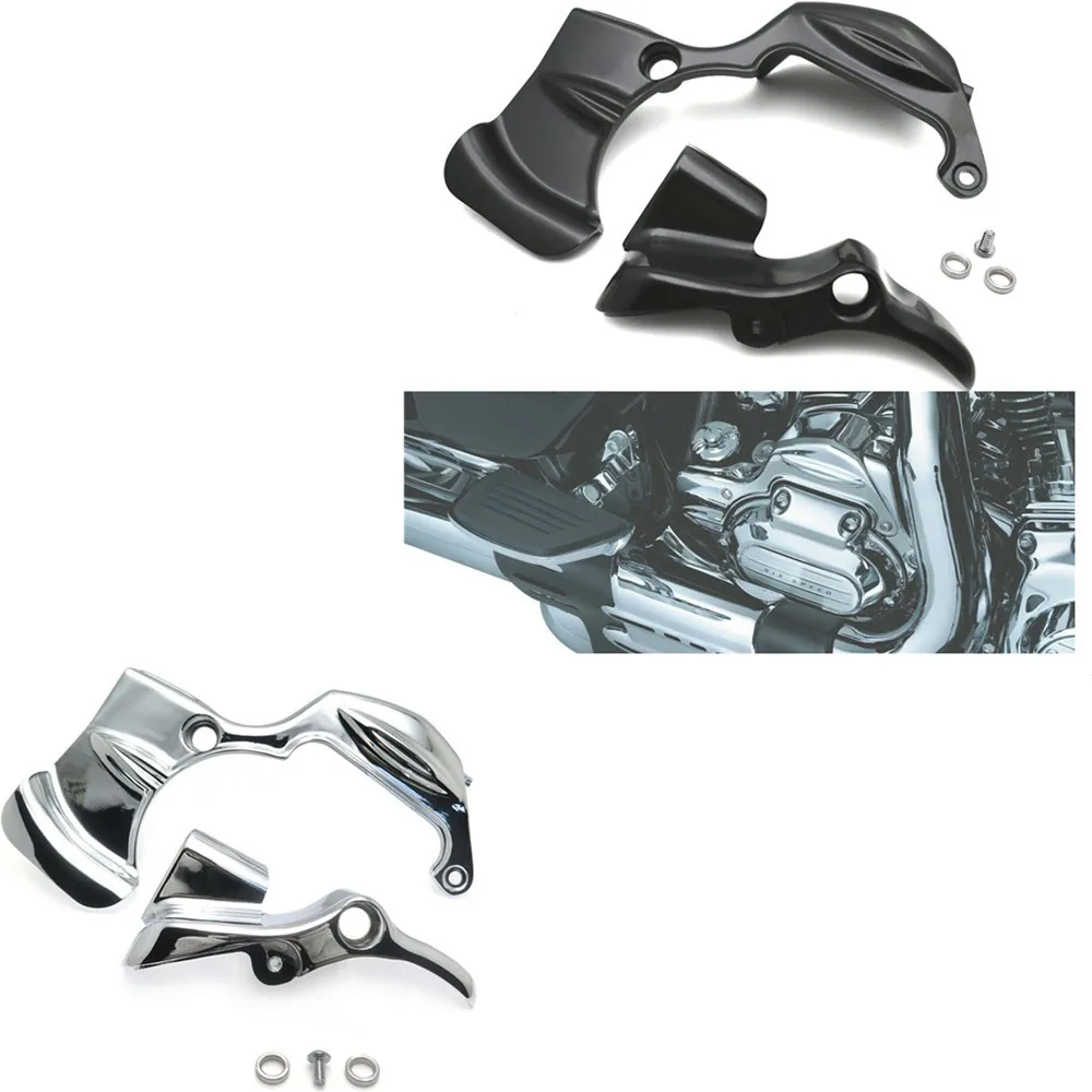 Free Shipping Transmission Shroud Cover For Harley davidson Street Glide FLHX FLHXS CVO 09-16 chrom Aftermarket Motorcycle Parts