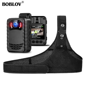 Imported BOBLOV N9 Police Camera Wearable Mini Comcorder DVR Full HD 1296P Bodycam Video Recording Camera Wit