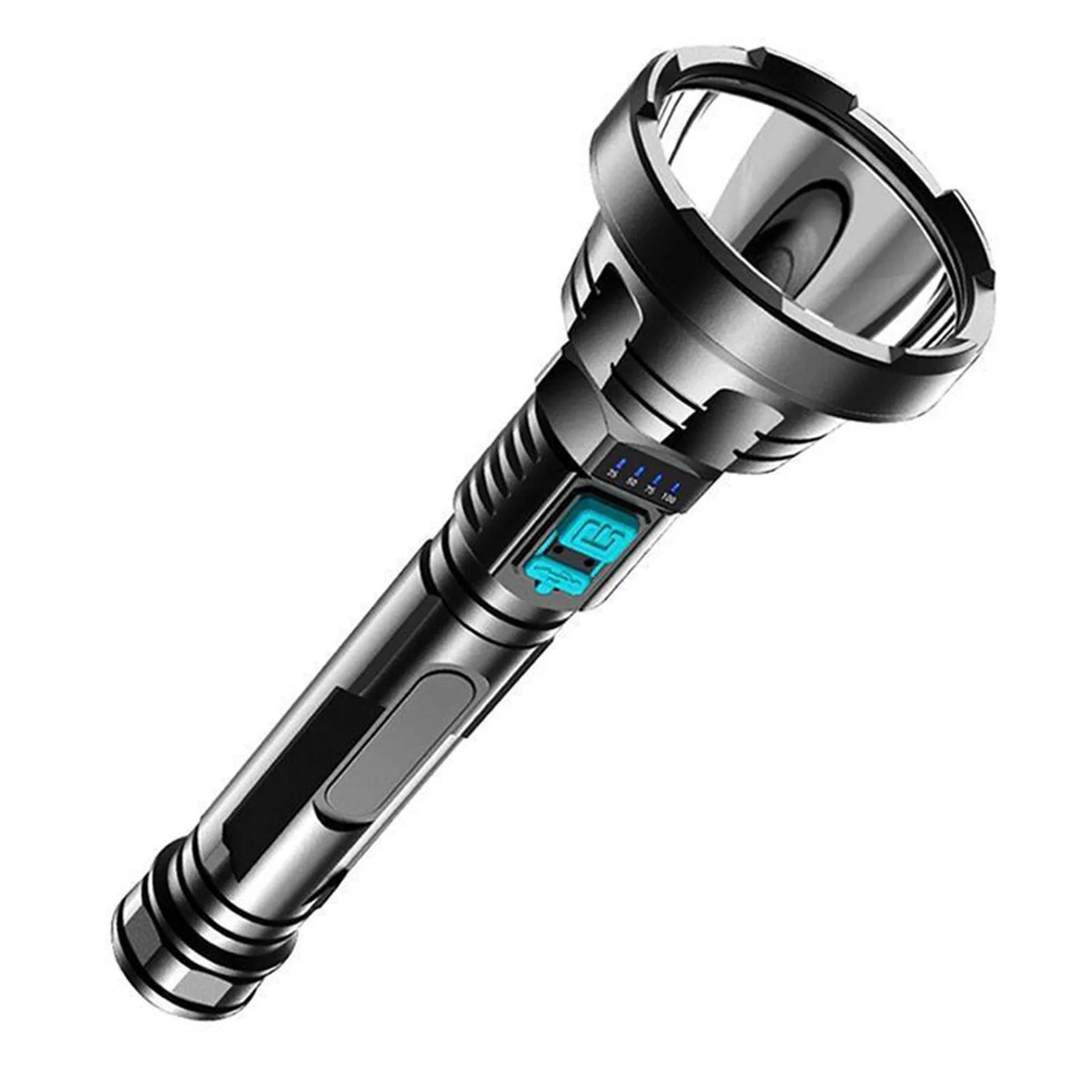 

LED Strong Light Flashlight Powerful Brightness 3 Modes Dimmable Torch for Hiking Camping Emergency
