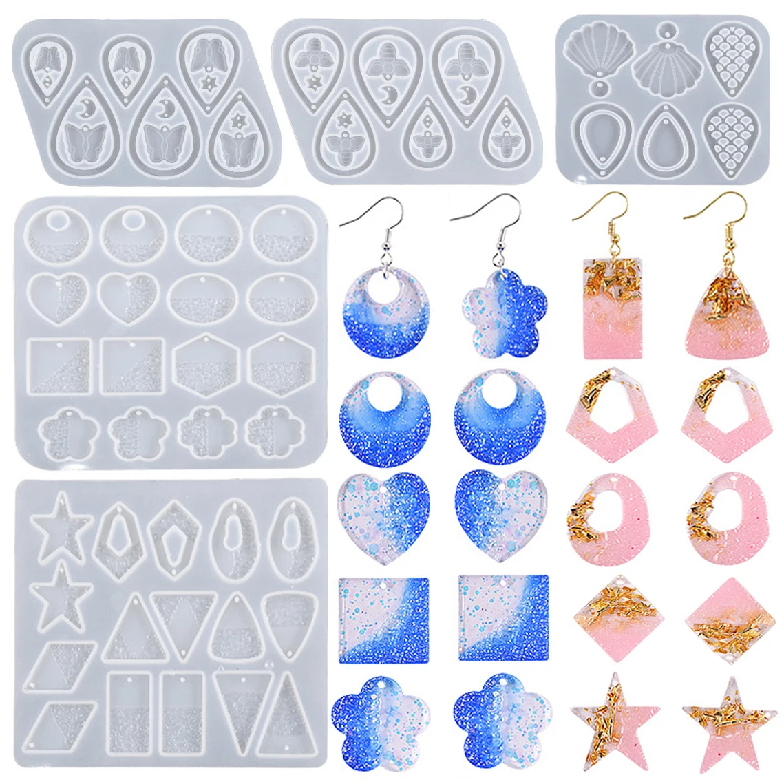 

Серьги, искусственное круглое сердце, «сделай сам», искусственная форма, инструменты для изготовления ювелирных изделий, ожерелье, брелок, ручная работа, серьги