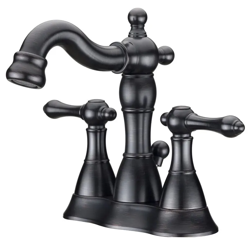 

UF45215 Oil Rubbed Bronze 2-Handle Centerset Bathroom Sink Faucet