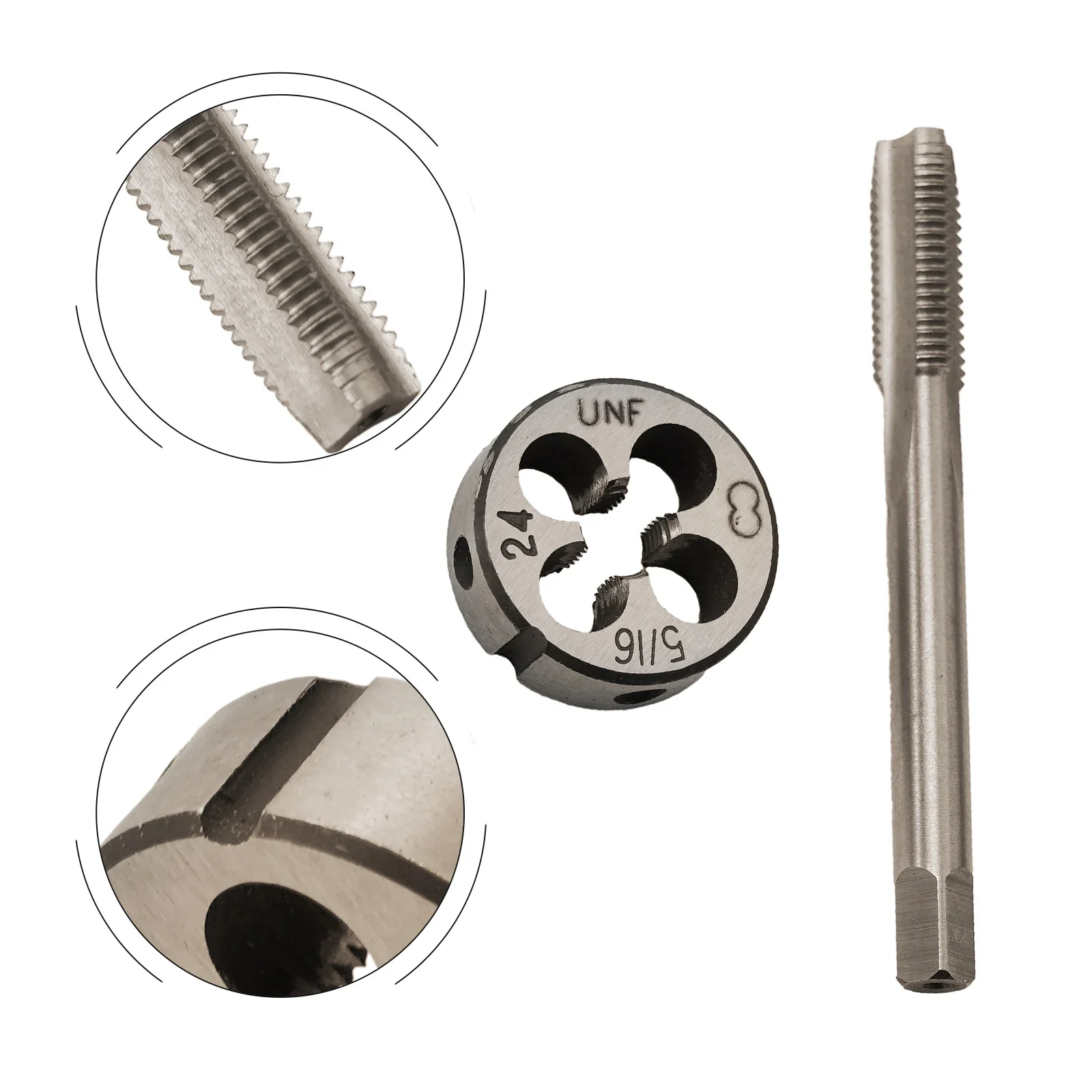 Набор метчиков и матриц Precision Threading Easy 5/16 24UNF предназначенный для очистки или