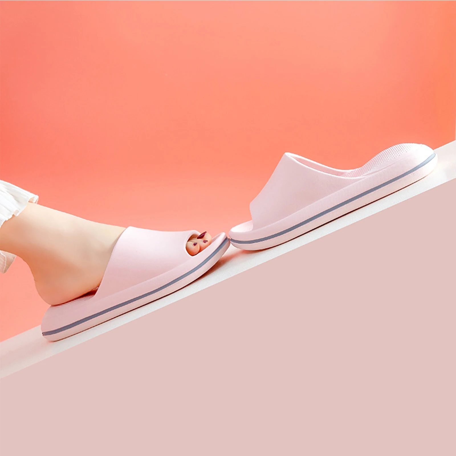 Cute Cloud Home Pillow Slides Men EVA Soft House Slippers Beach Platform Heels Women Shower Shoes Indoor Colorful Sandals Summer