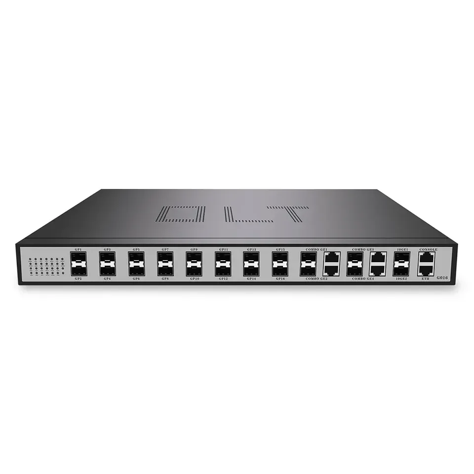1U 19-дюймовый G016 16 портов Pon Gpon/EPON olt с оптическим линейным терминалом C++++/PX20+++