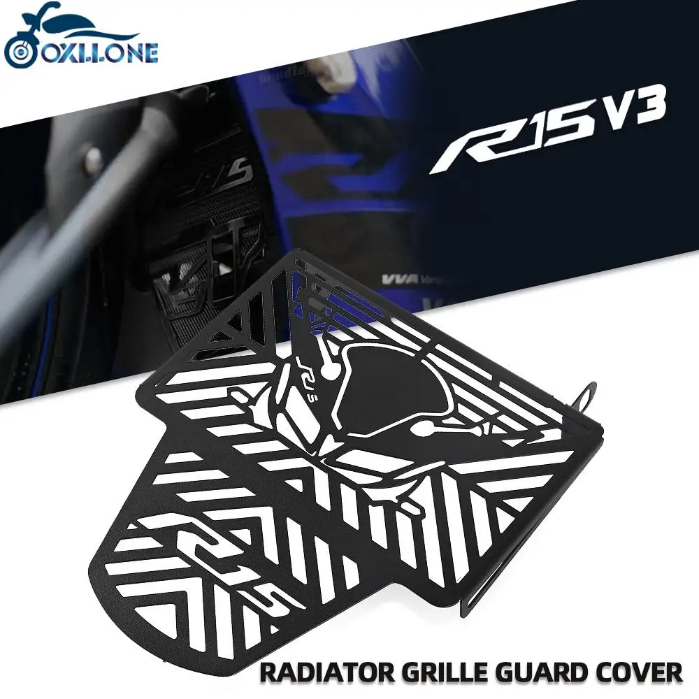 

Motorcycle Accessories Stainless steel Radiator Grille Guard Cover FOR YAMAHA YZF R15 V3 YZF R 15 V3.0 2017 2018 2019 2020 2021