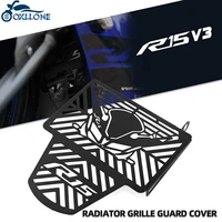 motorcycle accessories stainless steel radiator grille guard cover for yamaha yzf r15 v3 yzf r 15 v3 0 2017 2018 2019 2020 2021