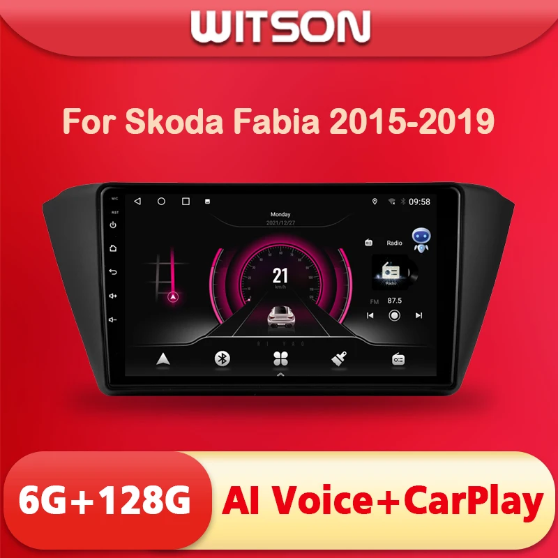 

Автомобильная Мультимедийная система WITSON AI VOICE, Android 11, для Skoda Fabia 2015, 2016, 2017, 2018, 2019, 4G модем