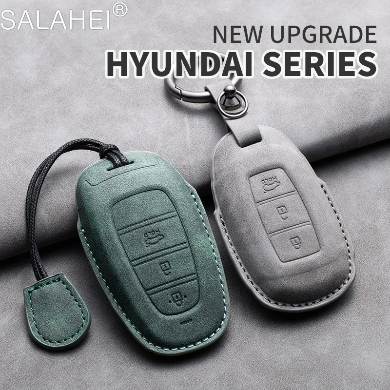 

Car Remote Key Case Covers For Hyundai Grandeur HG Sedan Genesis G80 Santa Fe 3DM Grand SantaFe EQUUS Encino KONA Solaris Azera