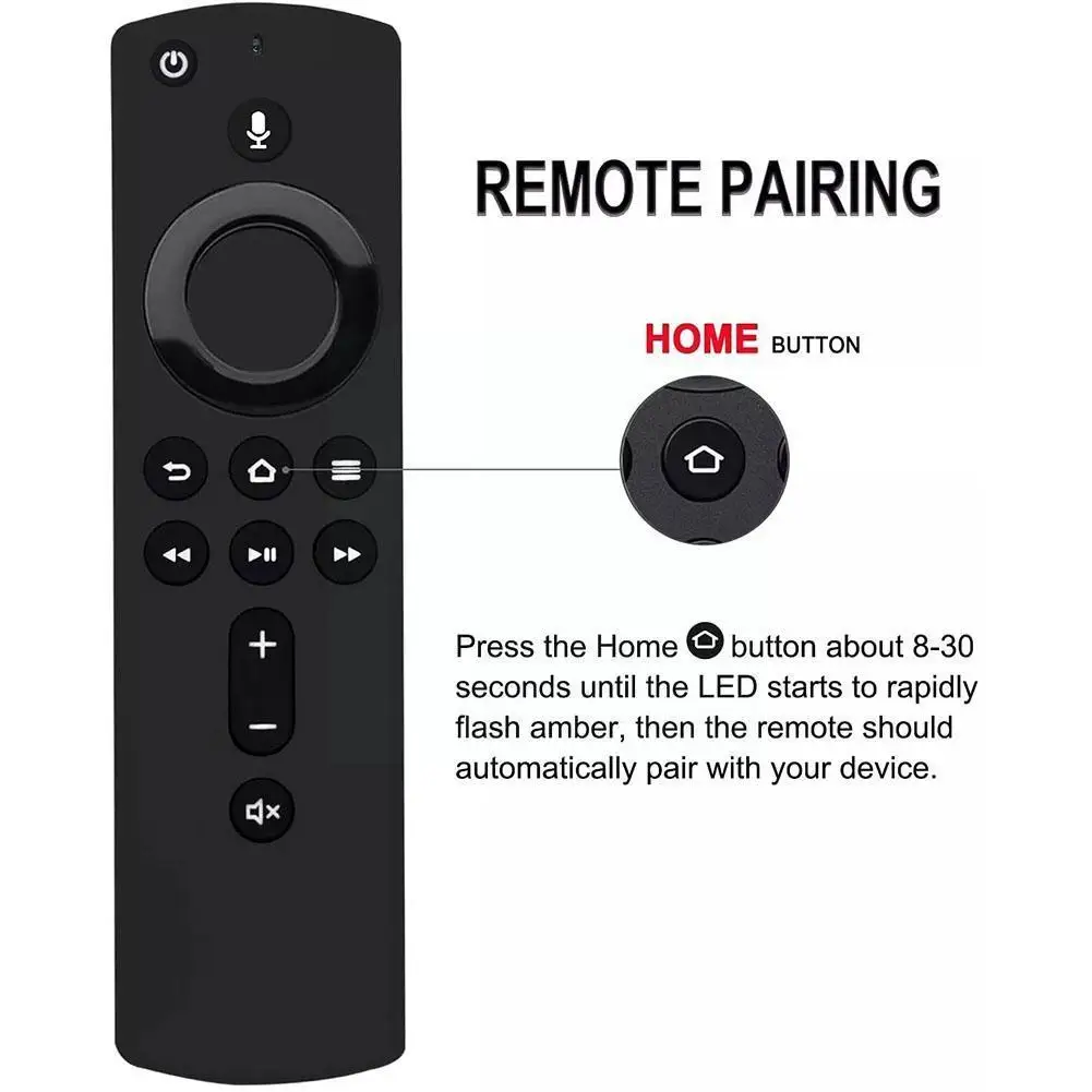 

L5B83H Replacement Voice Remote Control For Amazon Fire TV Stick 2nd Gen Fire TV Cube 2nd Gen Fire TV Stick Lite 4K C9B2