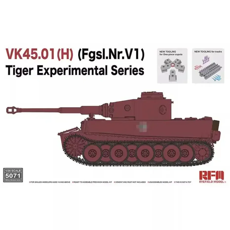 [Модель Ryefield] RFM RM-5071 1/35 vk45 01 (H)(Fgsl.Nr.V1) набор моделей серии для экспериментов Tiger