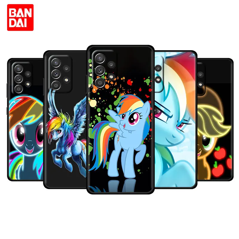 

Cover Case for Samsung Galaxy A03 A13 A31 A50 A51 A52 A70 A71 A32 Note 20 Ultra 5G Shell Bag Cute My Little Pony Rainbow Dash