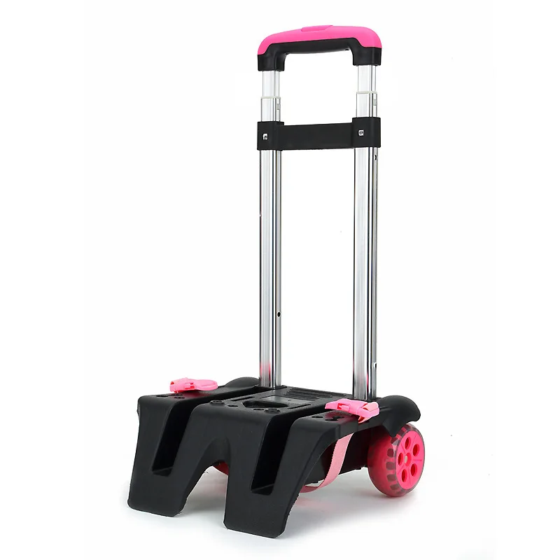 Aluminum alloy Folding Pulling Rod Bracket Rolling Cart Trolley School Bags Parts Kids school Trolley Accessories For Boys Girls