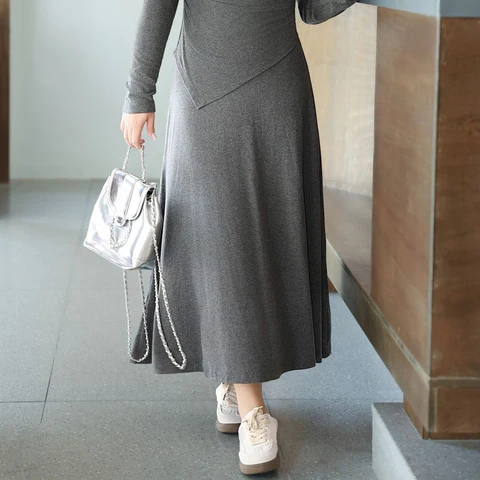 Женская длинная юбка из вискозы XL