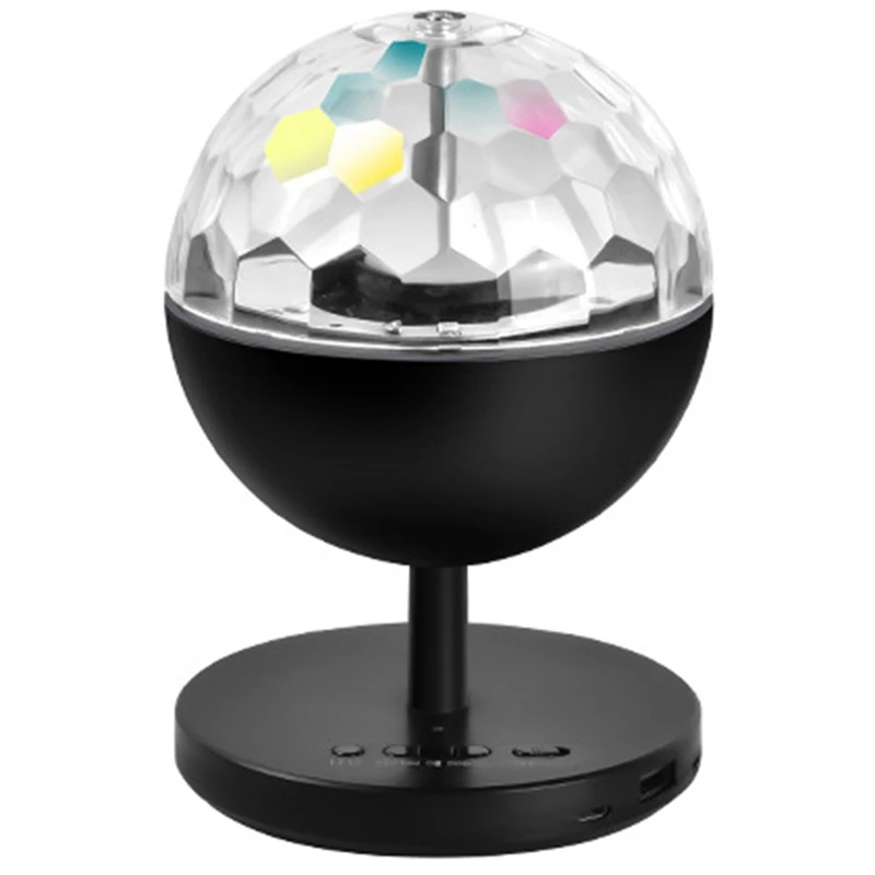 

Rotating Dj Lighting With Remote Control Bluetooth Speaker, Strobe Lamp 7 Colors Light For Outdoor Indoor Parties