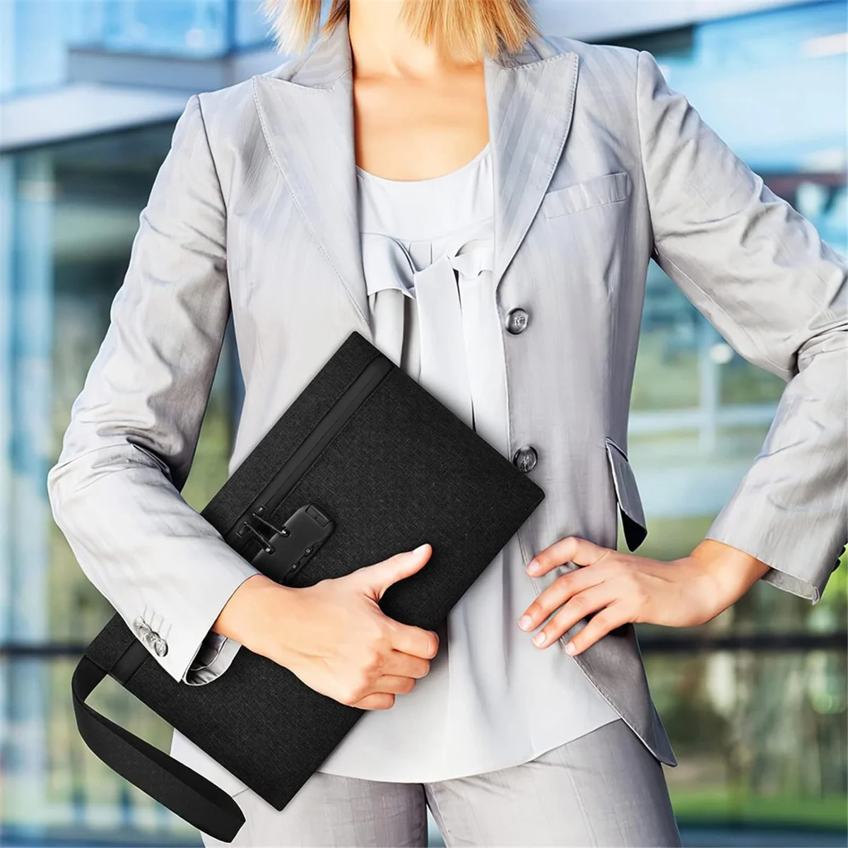 Сумка для денег с замком закрывающийся чехол наличных водонепроницаемая сумка