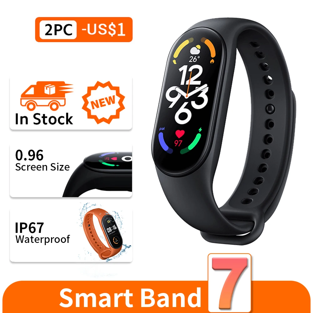 

2022 New NO MI Band7 M7 Smart Watch Women Men Child Fashion Sports Bracelet Live Wallpaper Heart Rate Pedometer Gift Smartwatch
