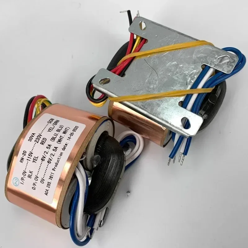 Двойной провод 6V2.5A4 30 Вт с медной кожей силовой трансформатор R-типа первичный из
