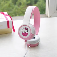 hello kitty headphones wired headphone head mounted girl cute music cute student cellphone headset