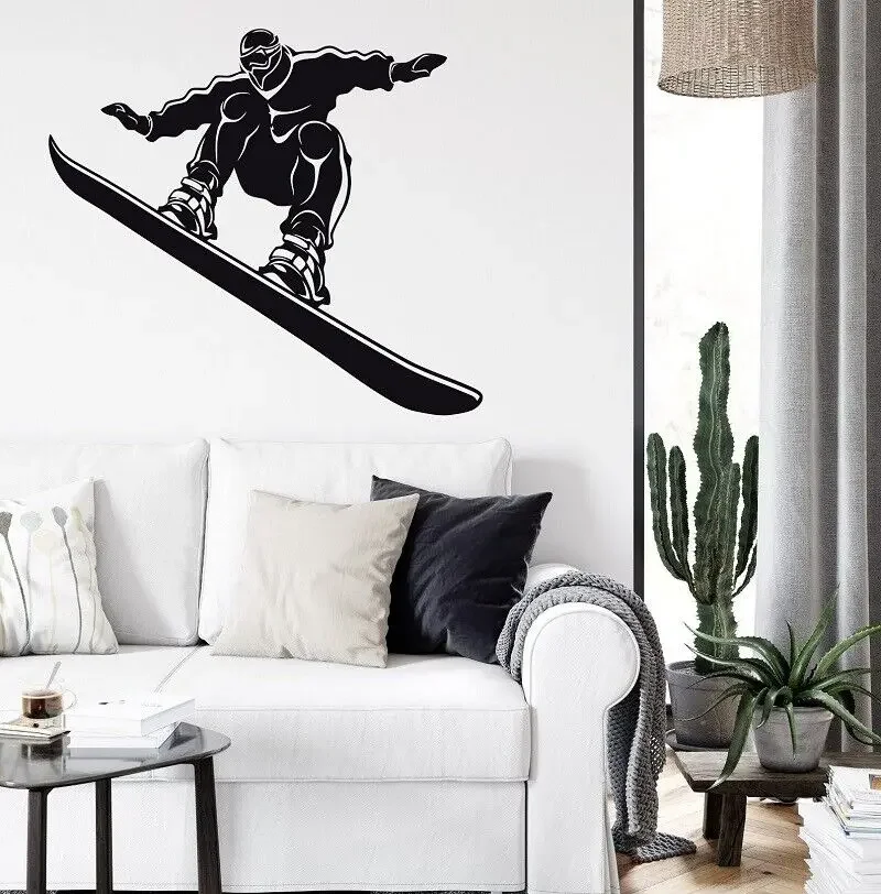 Наклейки на стену для экстремальных видов спорта наклейки лыж виниловые