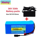 Литий-ионный аккумулятор 36 В, 37 в, 35 Ач, 1000 Вт, 10S3P, литий-ионные батареи для электрического велосипеда 42 в, скутера с BMS + зарядным устройством