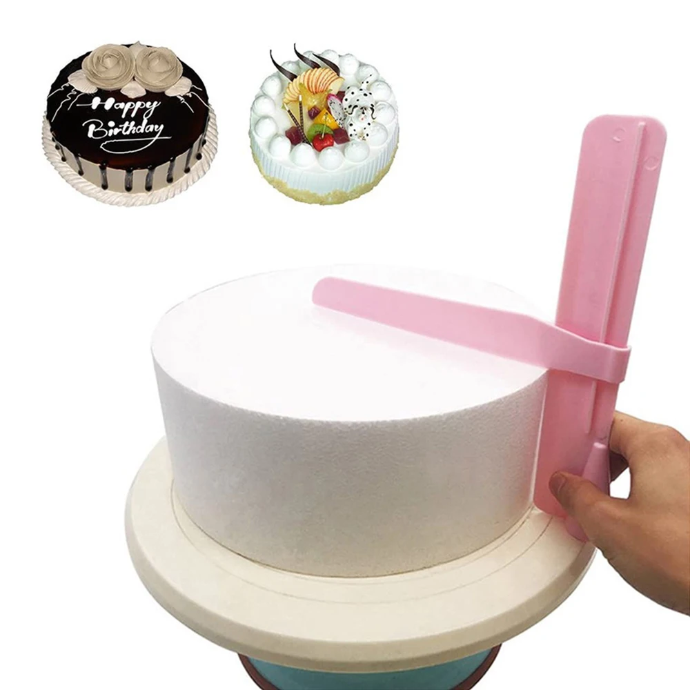 

Cake Scraper Smoother Adjustable Fondant Spatulas Cake Edge Smoother Cream Leveling Device DIY Baking Tools Cakes Pastry Spatula