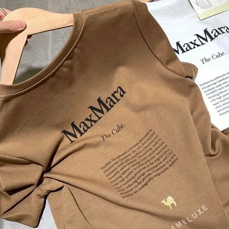 

Модная дышащая мужская уличная одежда Maxmara с принтом Харадзюку, повседневная одежда для улицы, Хлопковые женские футболки с графическим рисунком, футболка для женщин