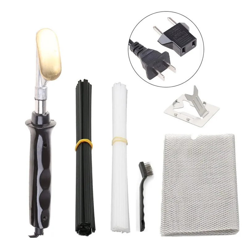 

Flat Head Pvc Plastic Welding Kit Soldering Iron 50W 220V Car Bumper Crack Repair Micro Welding Multifunction Tools Helping Hand
