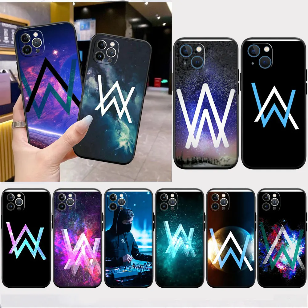 Мягкий чехол Alan Walker DJ для Samsung A03 Core 164 166 A6 A7 A8 A9 A01 A02S A03S A10S A20S A30S A40S A50S A70 A11 A12 Plus