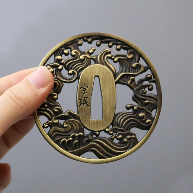 

Цинковый сплав Tsuba гард для катаны MASAHIRO