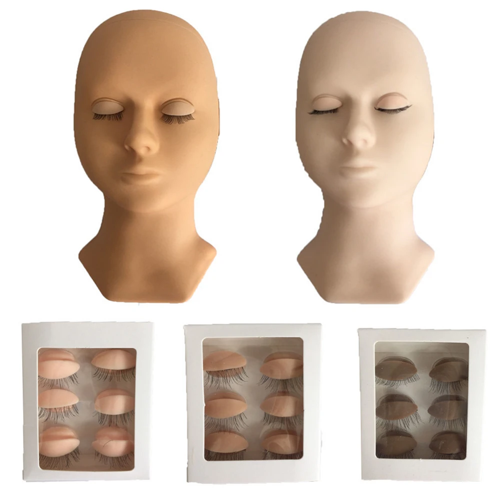 

Аксессуары для ресниц манекен для наращивания ресниц принадлежности для набора манекен для ресниц голова манекена для тренировок ресниц