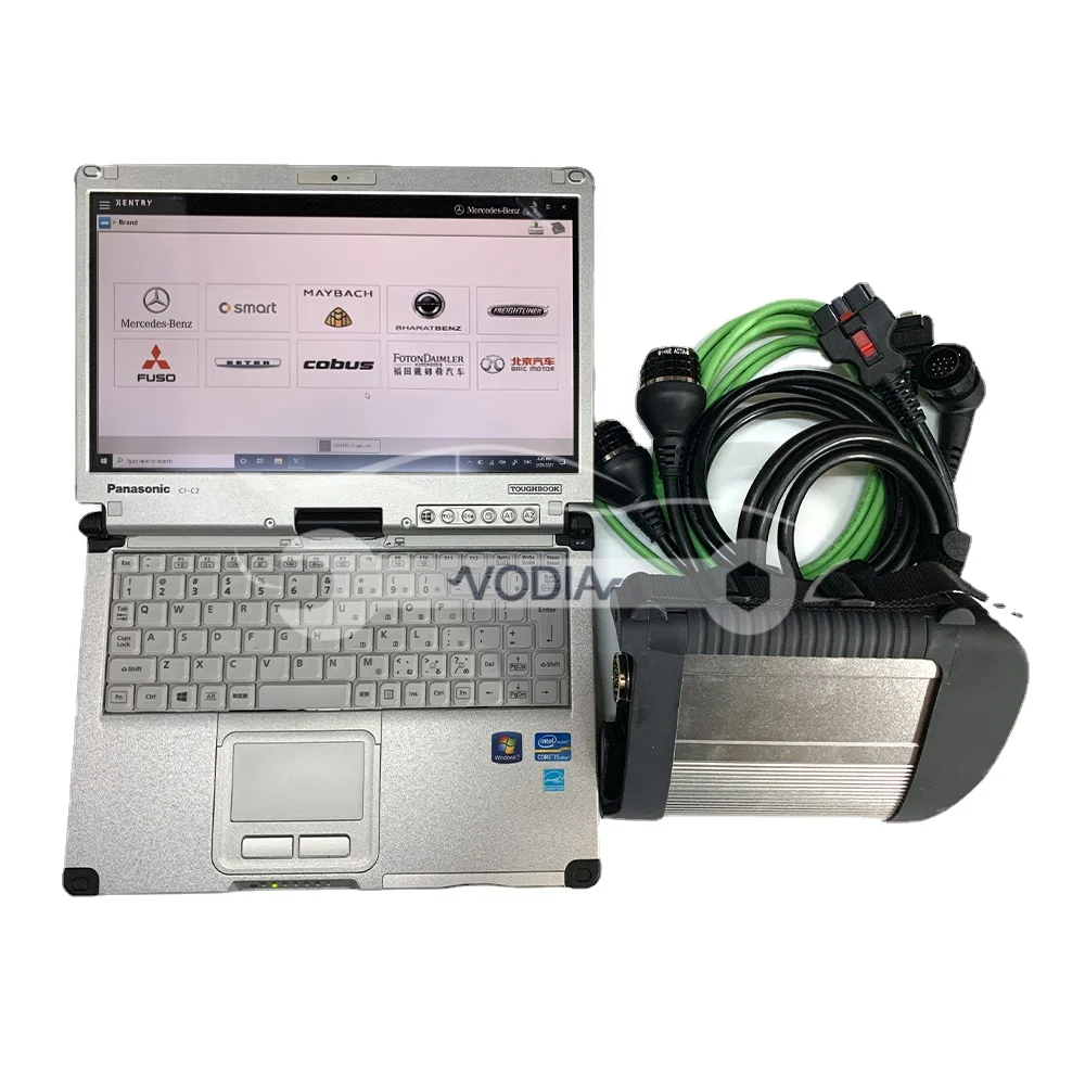 

MB STAR C4 SD Connect Compact 4 Diagnostic Tool Newest V2021 MB SD C4 Software CF-C2 i5 Laptop Ready to Work