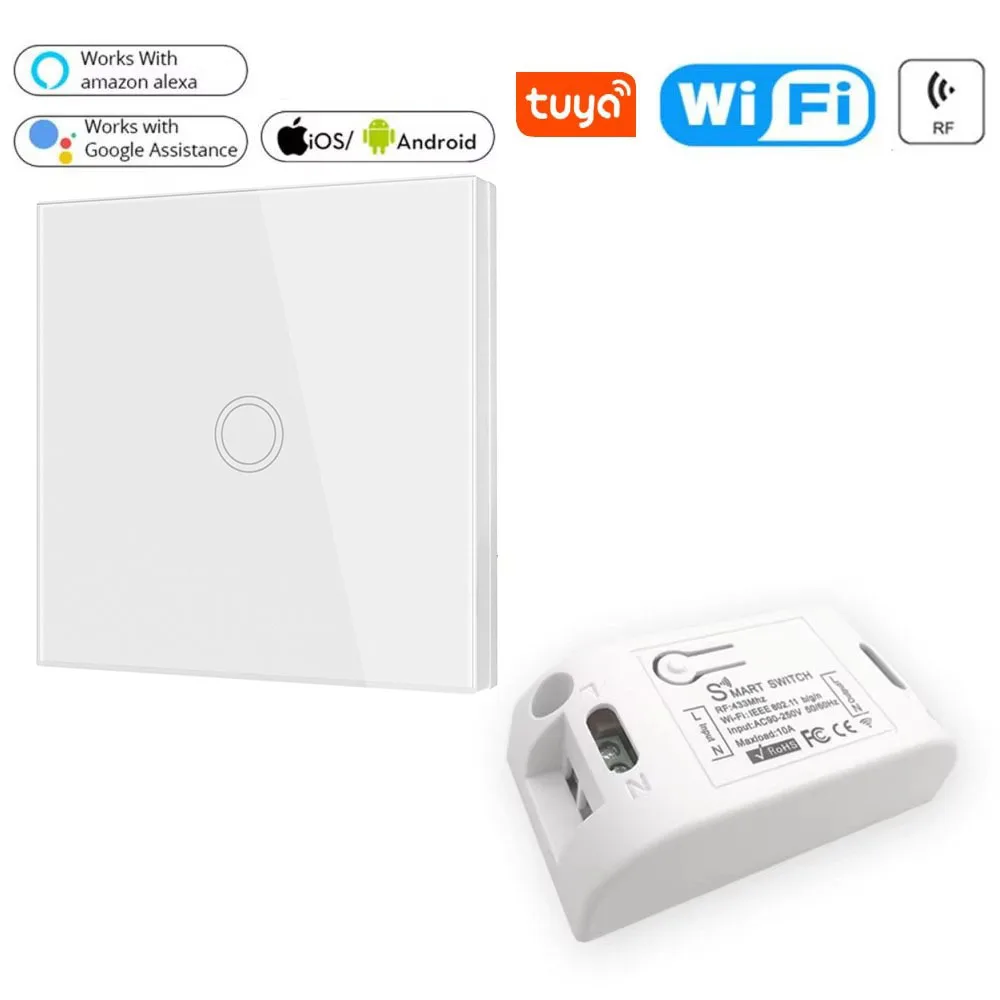 

tedeligo Умный выключатель света WiFi 433MHz