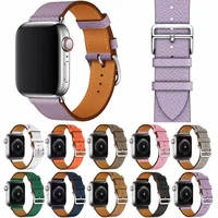 leather strap for apple watch band 45mm 41mm 44mm 40mm 42mm 38mm sports bracelet wristband for iwatch series 7 6 5 4 3 se band