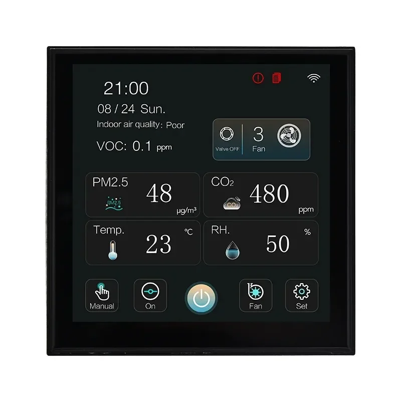 Дистанционное управление конвертером Tuya 4-дюймовый цветной экран Voc PM2 5 дисплей в