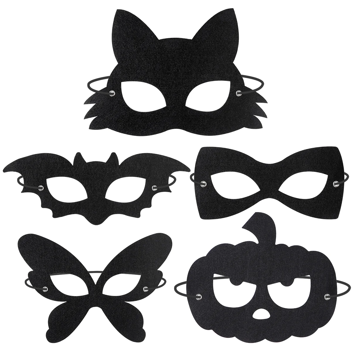 

20PCS Felt Set Party Decoration Kids Msdwuerade Boys Funny Party Ladies