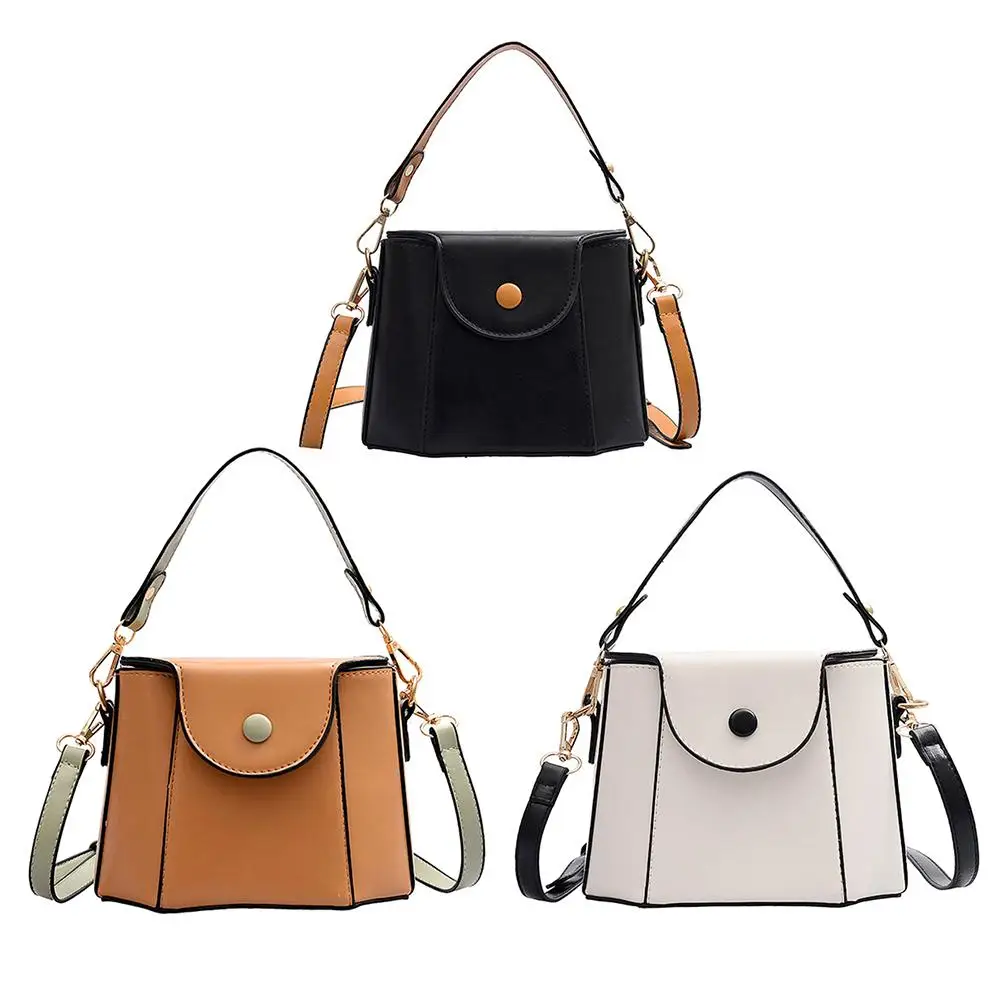 

Сумка на плечо женская из экокожи, Модный классический креативный саквояж кросс-боди с нежной текстурой, портмоне на плечо