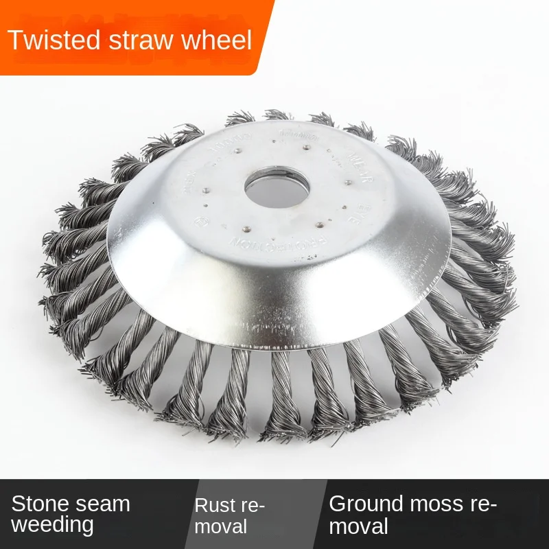 

Mower 8-Inch Wire Wheels Mower Head Twisted Wire Mower Knife Bowl Type 6-Inch Mower Head Weeding Wheel Accessories