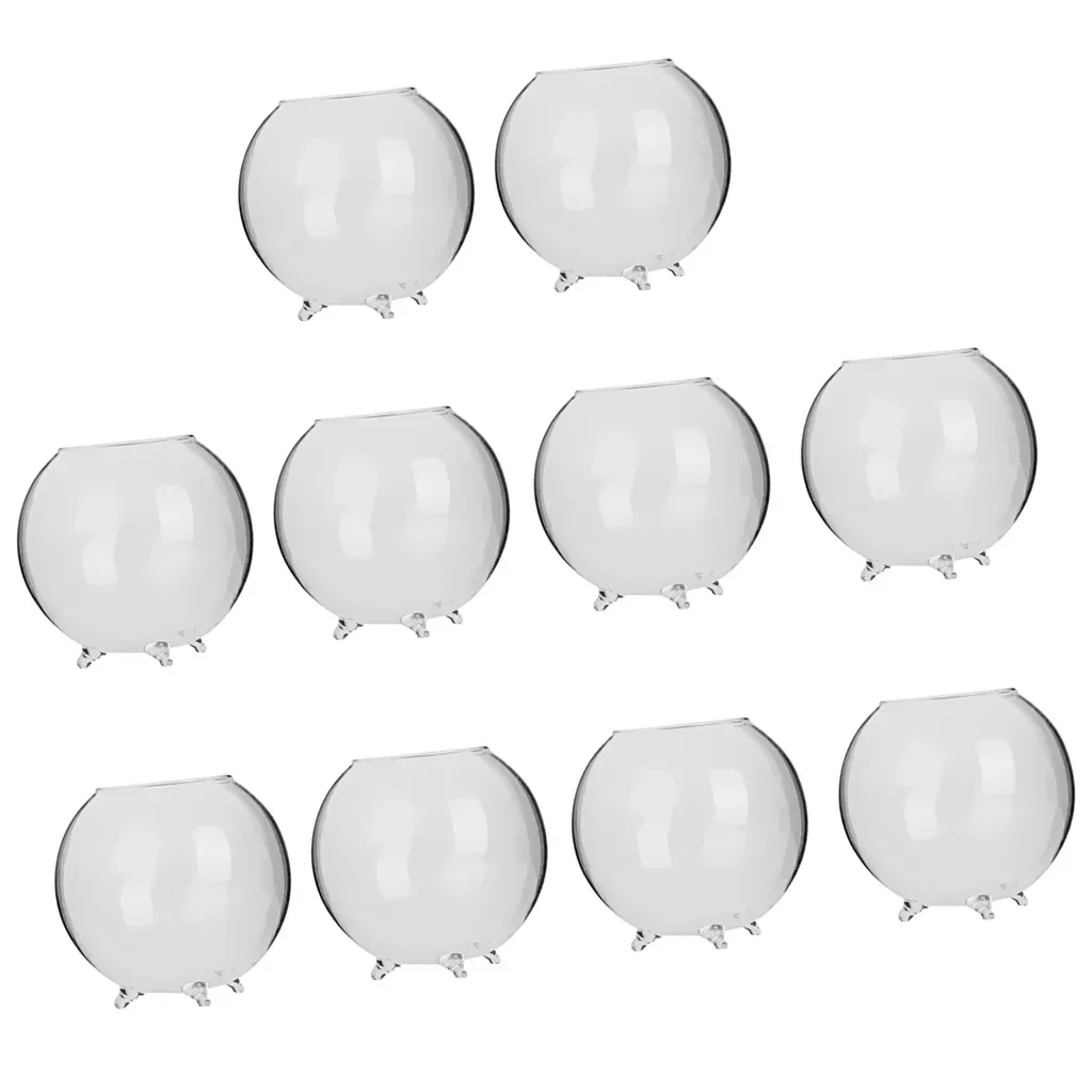 

NEW 10 Pieces Glass Hydroponic Vase Micro Landscape Bottle Terrarium Container
