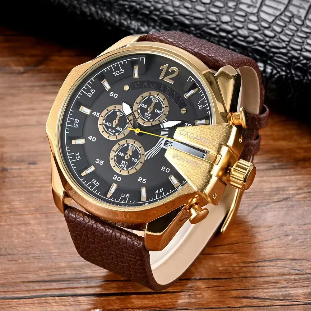 Мужские кварцевые часы CAGARNY 6839