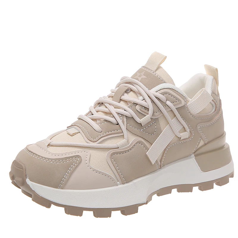 

WTEMPO Running Shoe Lightweight Sneaker Breathable Pu Shoes Sport Shoes Outdoor Brand Training Lace-up Shoes Fitness Women Shoes