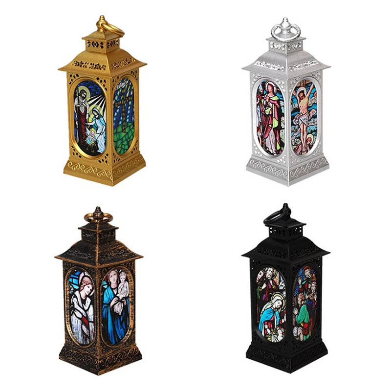 Рождественская Светодиодный лампа для церкви с искусственным маслом | Дом и сад